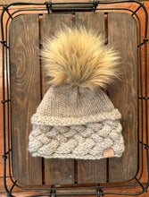 Cable Brim Beanie