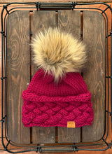 Cable Brim Beanie