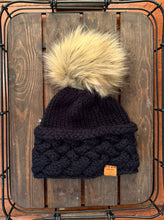 Cable Brim Beanie