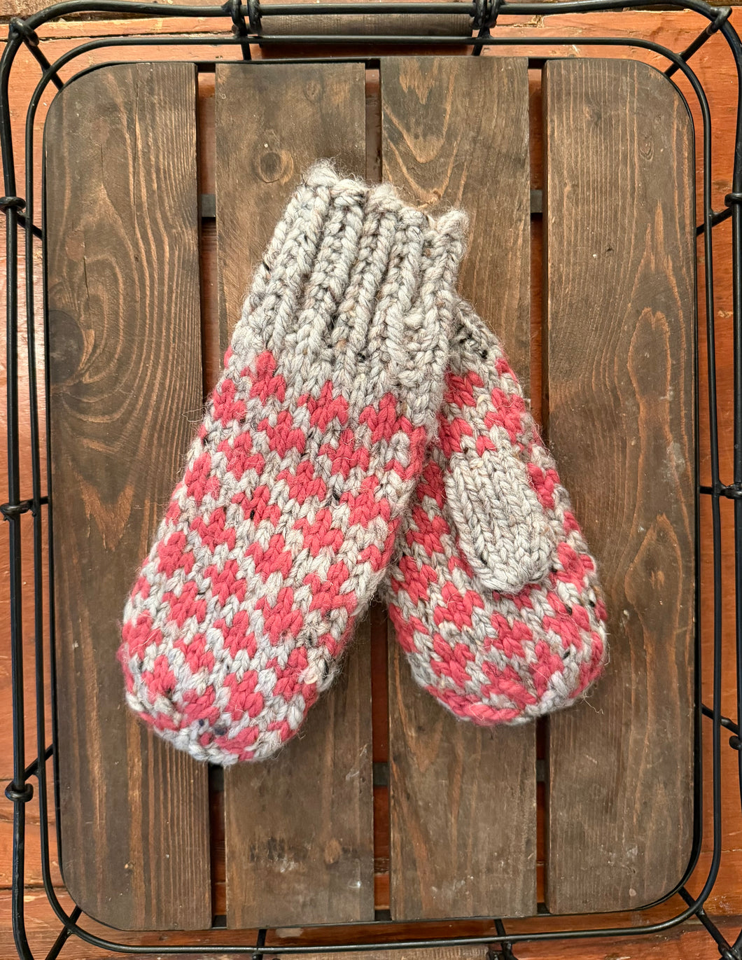 Fair Isle Nordic Mittens